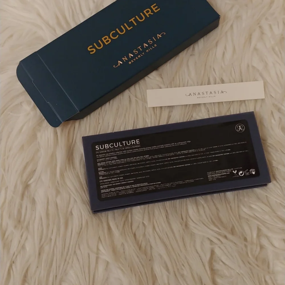 💖FIRM! NWT ANASTASIA BEVERLY HILLS SUBCULTURE EYESHADOW PALATTE (DISCONTINUED)